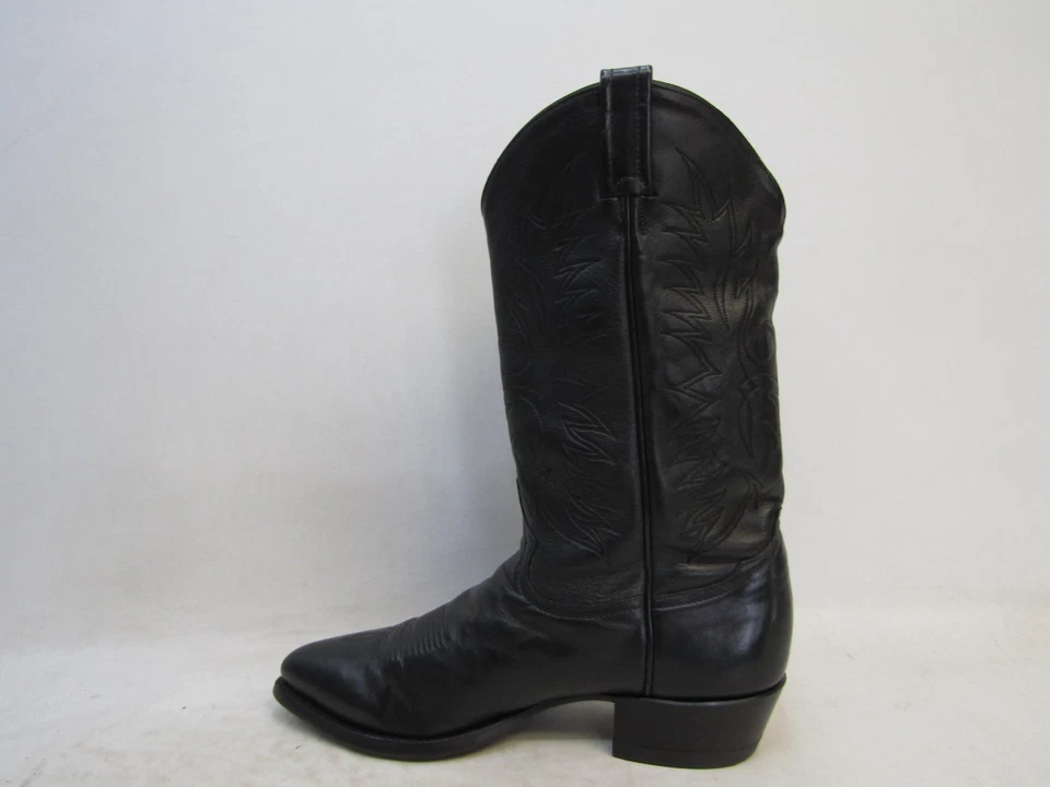 Botas vaqueras de cuero negras TONY LAMA para mujer talla 10,5 B Foto 2 de 4