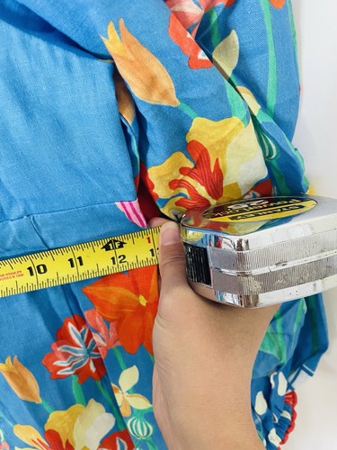 NWT $198 Farm Rio x Anthropologie Linen Blend Printed Mini Dress XXS - Picture 12 of 12