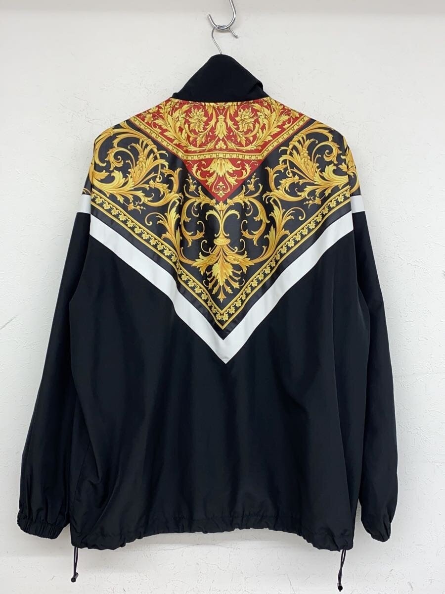 Versace jacket 48 polyester black allover pattern… - image 2