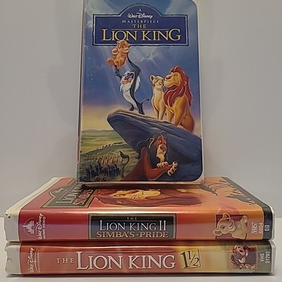Lion King VHS Lot Disney Classic Films