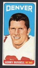 1965 Topps GERRY BUSSELL ROOKIE Denver Broncos SP #47 EX Condition