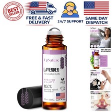 Calming Lavender Oil Roll-On - 10ml Pure Essential Oil for Skin  Stress Relief