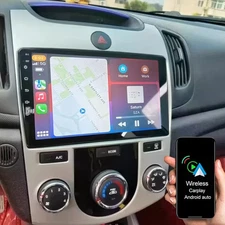 Apple CarPlay For Kia Forte 2010-2013 9" Android 15.0 Car Radio Stereo Head Unit