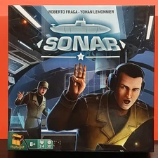 Sonar Board Game by Matagot- Submarine Combat Strategy Game