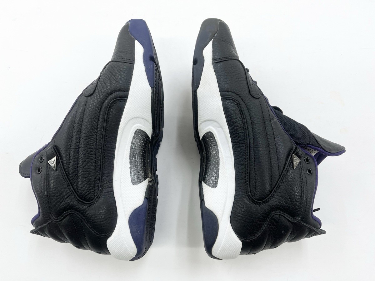Vintage 1998 Jordan Jumpman Pro II Black Night Blue White SZ 8.5