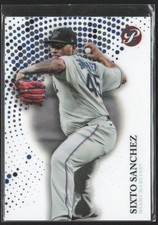 Sixto Sanchez 2022 Topps Pristine #58 Miami Marlins