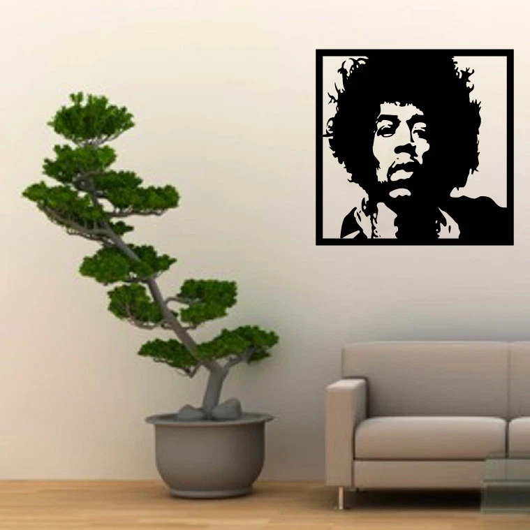 Adesivo da parete neri per la decorazione della casa, tema personaggi famosi | Acquisti Online su
