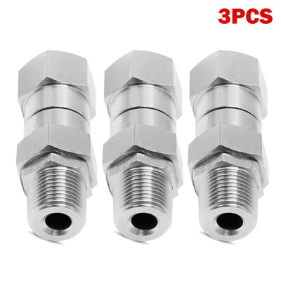 #ad #ad 3PCS 3 8quot; NPT Stainless Steel Swivel Coupler For Pressure Washer Hose Fittings $25.65