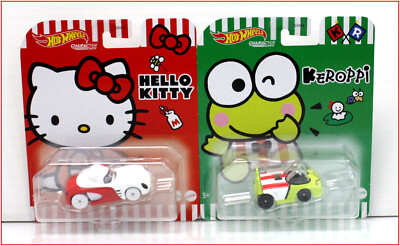 LOT 2 - Hot Wheels Character Cars 2020 Sanrio HELLO KITTY