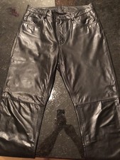 Express Leather Pants - Size 10 - Black