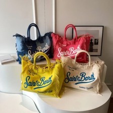 Borsa in tela SIMIL Saint Barth 50x33x21 cm