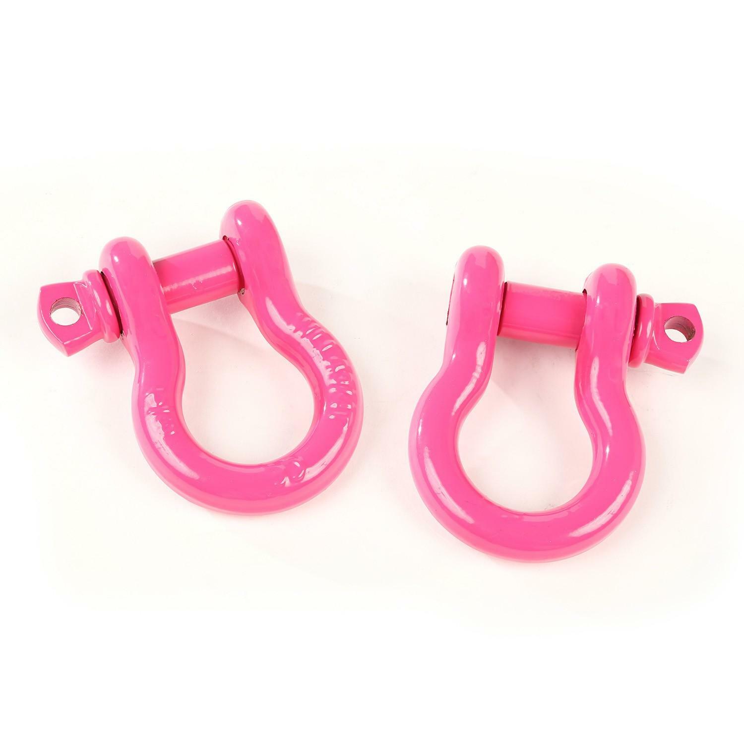 Manilles de traction en acier forgé 3/4 pouce finition rose premium