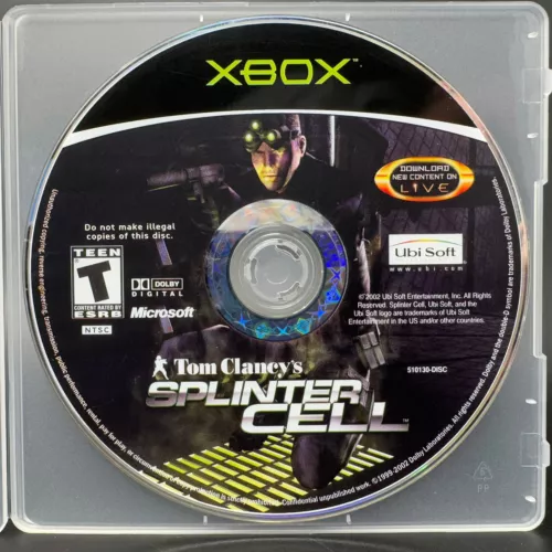 Tom Clancy's Splinter Cell (Microsoft Xbox) *GAME DISC ONLY - TESTED*
