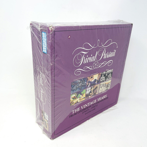 Trivial Pursuit The Vintage Years Board Game Lindbergh Eisenhower 1989 NEW - Picture 2 of 19