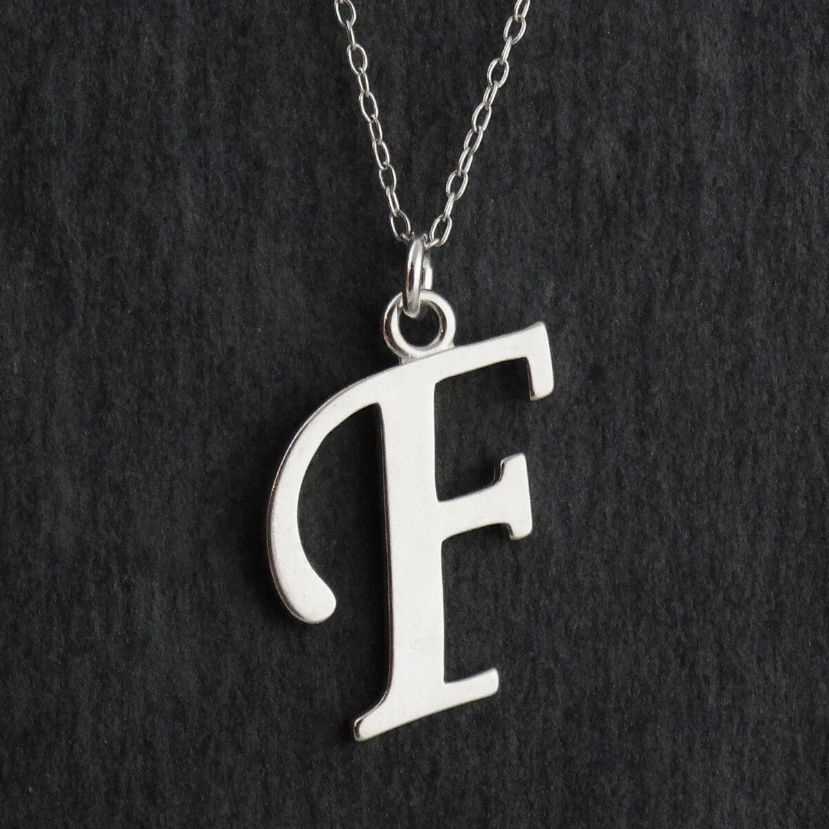 F charm necklace deals