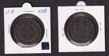 1 Cent Kupfer-Nickel Münze British North Borneo 1888 ss (168363)