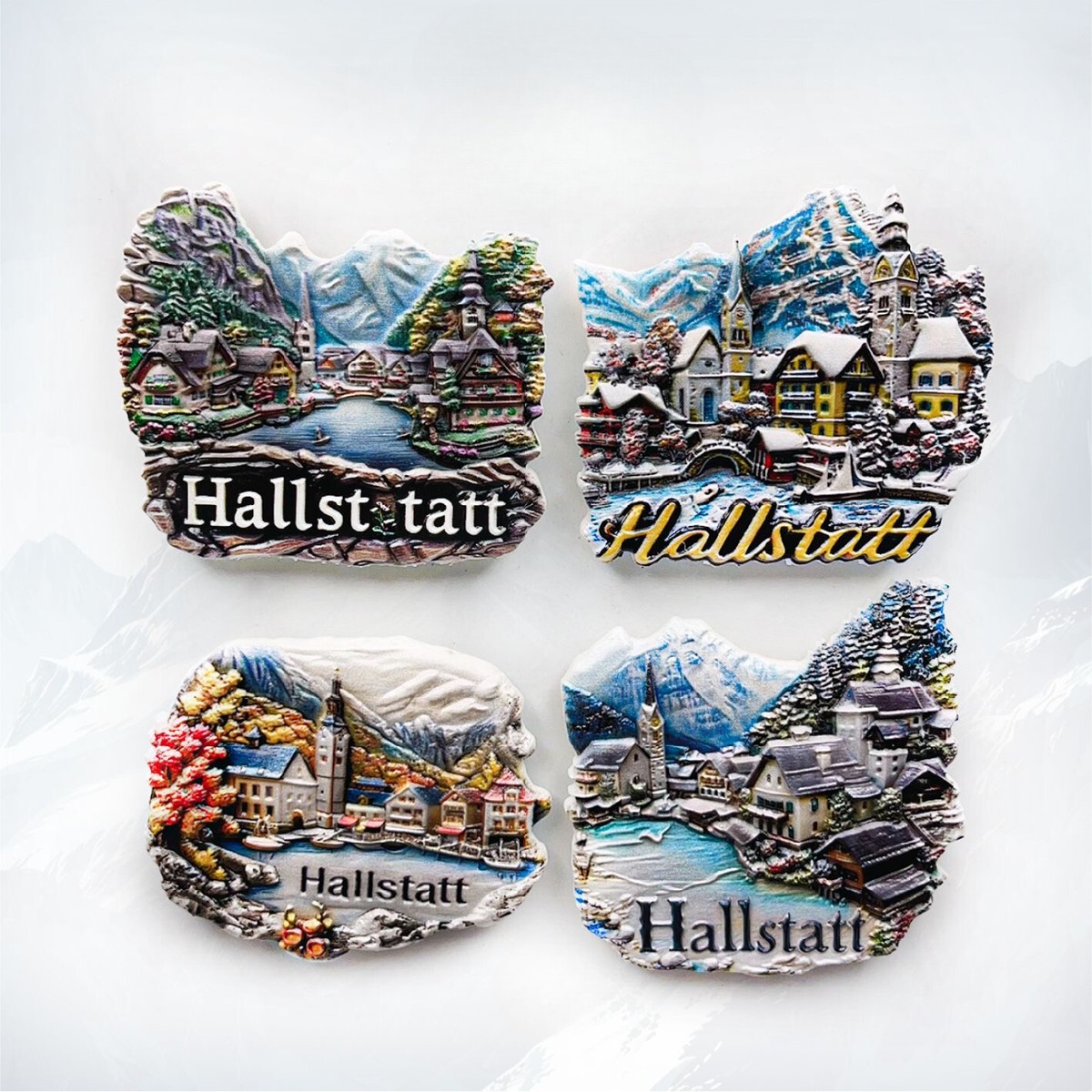 Reykjavik IJsland koelkastmagneet reissouvenir geschenk thuis keukendecoratie magnetische sticker kristal koelkast magnetische sticker collectie