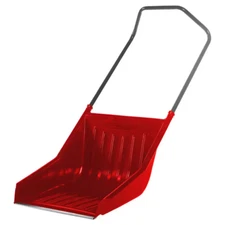 NEW Sleigh Shovel 24in Large High Capacity Poly Blade Ergonomic Handle Move Snow