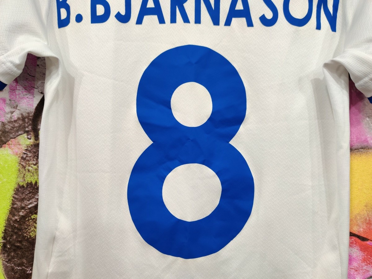 Iceland National Football Team B. Bjarnason #8 Soccer Jersey Shirt
