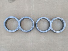 1963 1964 Chrysler Headlight Bezel Trim Surround Ring Pair 63 64 New Yorker 300