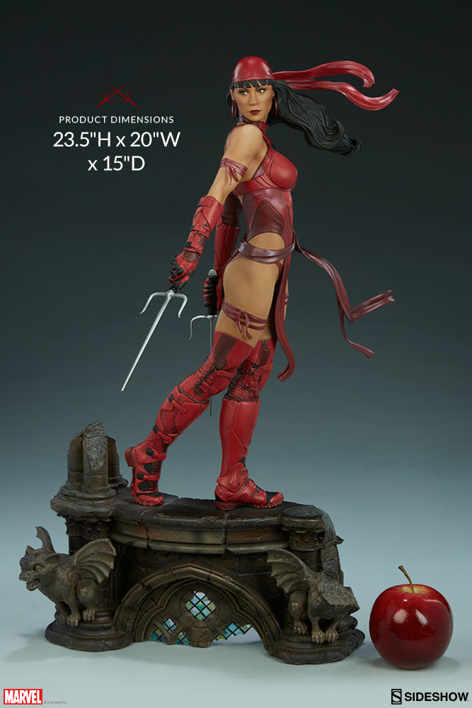 Statue Elektra Premium Format – Sideshow – #534 – Résine – Marvel – Neuve