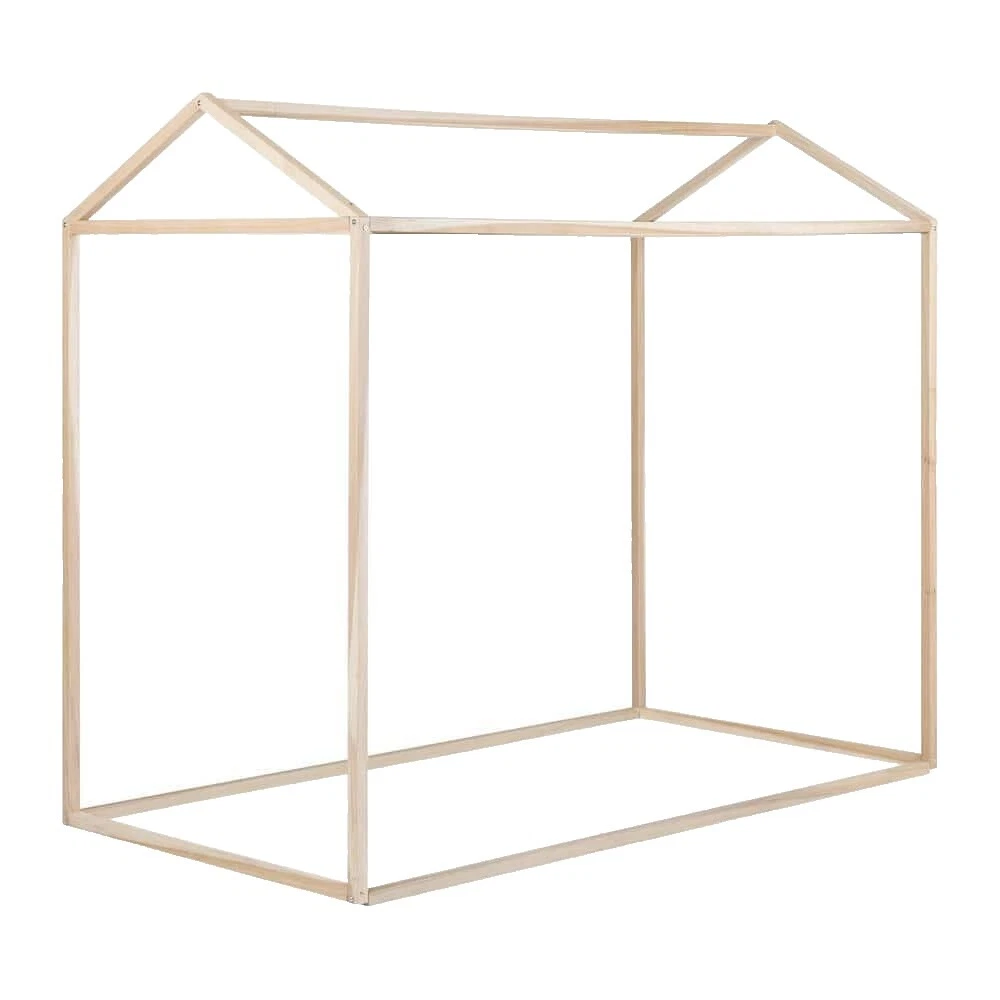 Camas y marcos de cama escandinavos con marco de madera