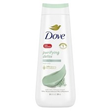 Pack of 12 New Dove Purifying Detox Body Wash Green Clay 20 fl. Oz