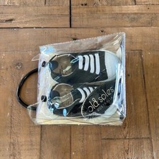 Old soles easy tread black leather soft sole infant sneakers nwt