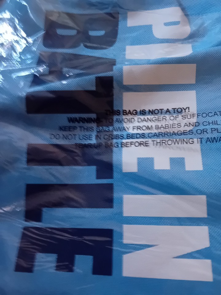 Official Product Of Manchester City, Blue Drawstring Gym Bag, BNWT eBay