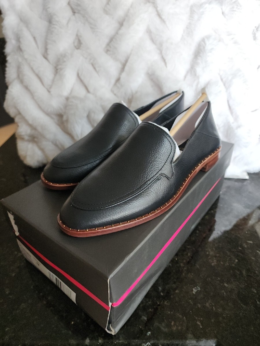 Womens 7 VINCE Camuto Cretinian Black Leather Souffle Lux  display picture 1