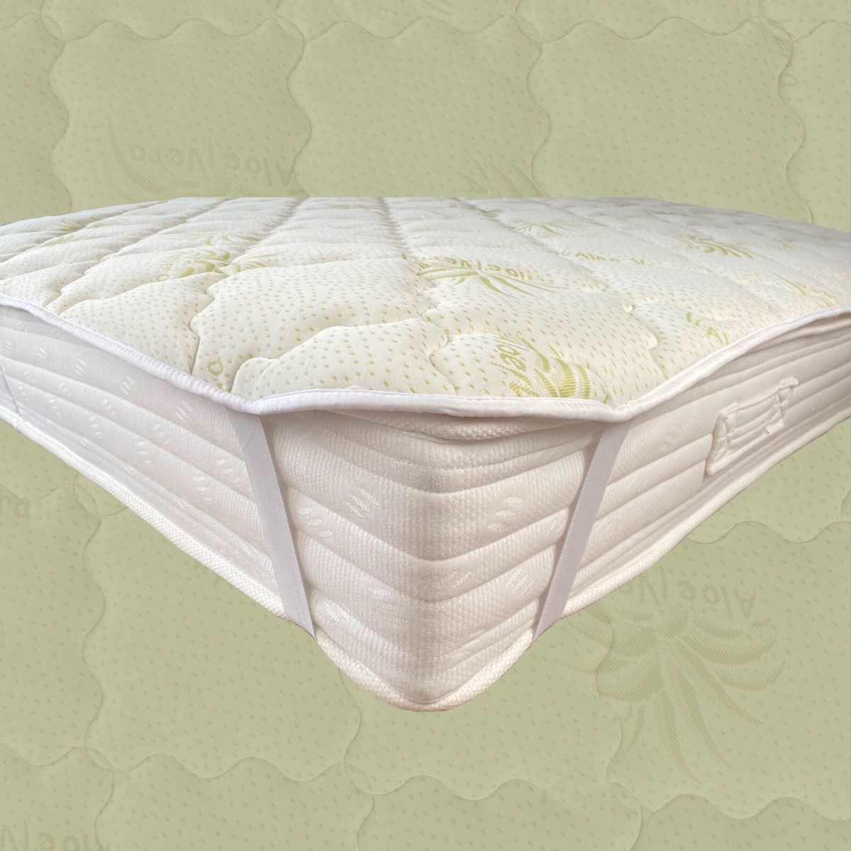 Topper Aloe Vera Elastici Traspirante Trapuntata Made in Italy 3 Misure  Letto | eBay.de