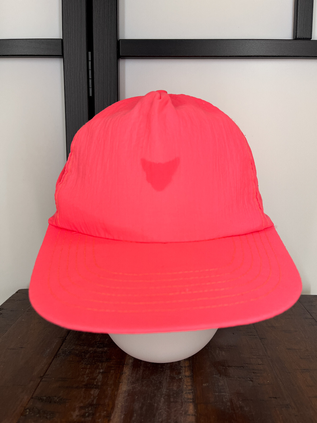 Pink High Visibility Snapback Hat for Hiking Running Adult One Size 100% Nylon-image