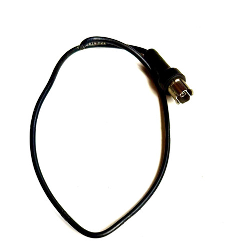 "General Radio" GR Typ Stecker mit 55 cm Koax Kabel angeschlossen.