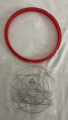 Red Silicone Sealing Ring for Instant Pot DUO Plus 80 V3 Quart