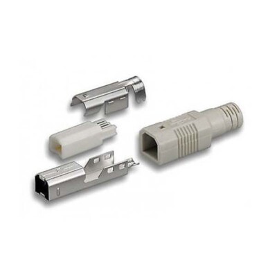 QIANRENON Adattatore USB B Quick Connect Senza Saldature, Cavo Corto USB Tipo B 2.0 Maschio A Terminale A Crimpare A 5 Pin, Connettore Per Morsettiera A Molla USB B, Per Fai Da - Foto 6