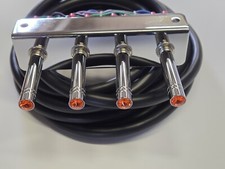 Lowrider Hydraulics Air Ride Suspension Prewired Fbss Switch Kit Orange Jewel