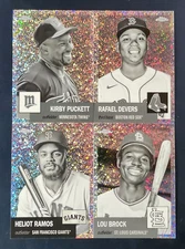 2022 Topps Chrome Platinum BLACK and WHITE MINI-DIAMOND REFRACTORS You Pick - RE