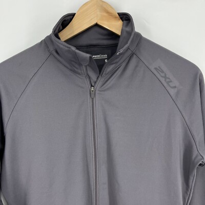 2XU MICRO Climate ジャケット　M グレー 2XU Jacket Size Small Womens Gray Full Zip Micro Climate