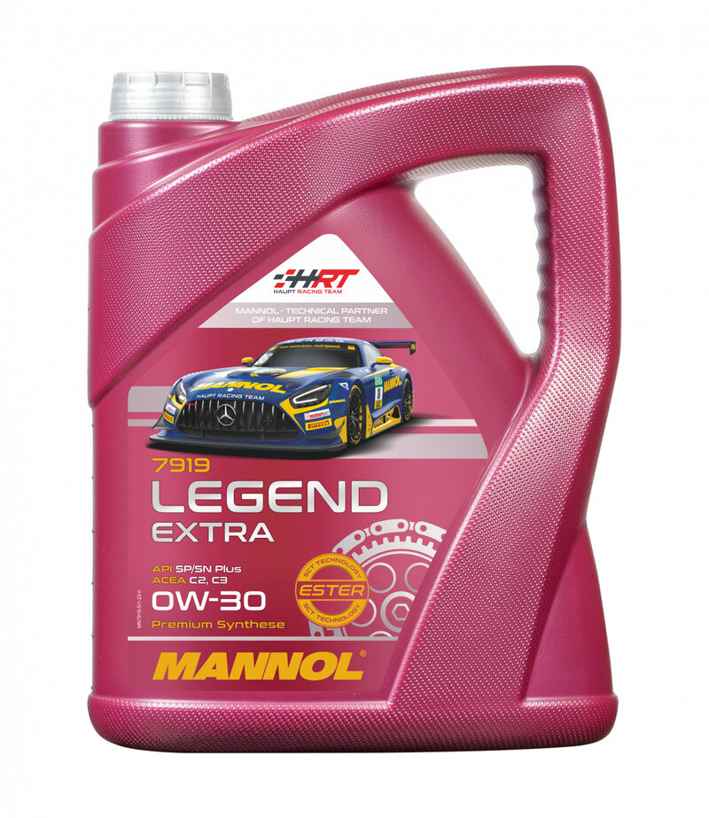 Huile moteur 0W30 Mannol Legend Ester 5L idéale pour les trajets quotidiens