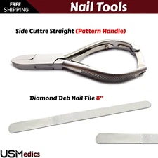 Chiropody Podiatry Cutter Nails File Diamond Deb 8 Inch thick Hard Nail Clipper