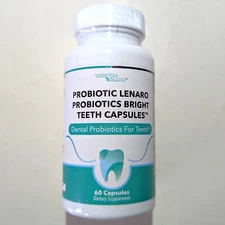 Probiotics Bright Teeth Capsules Our Best Dental Probiotics 60 Count Exp 07/2026