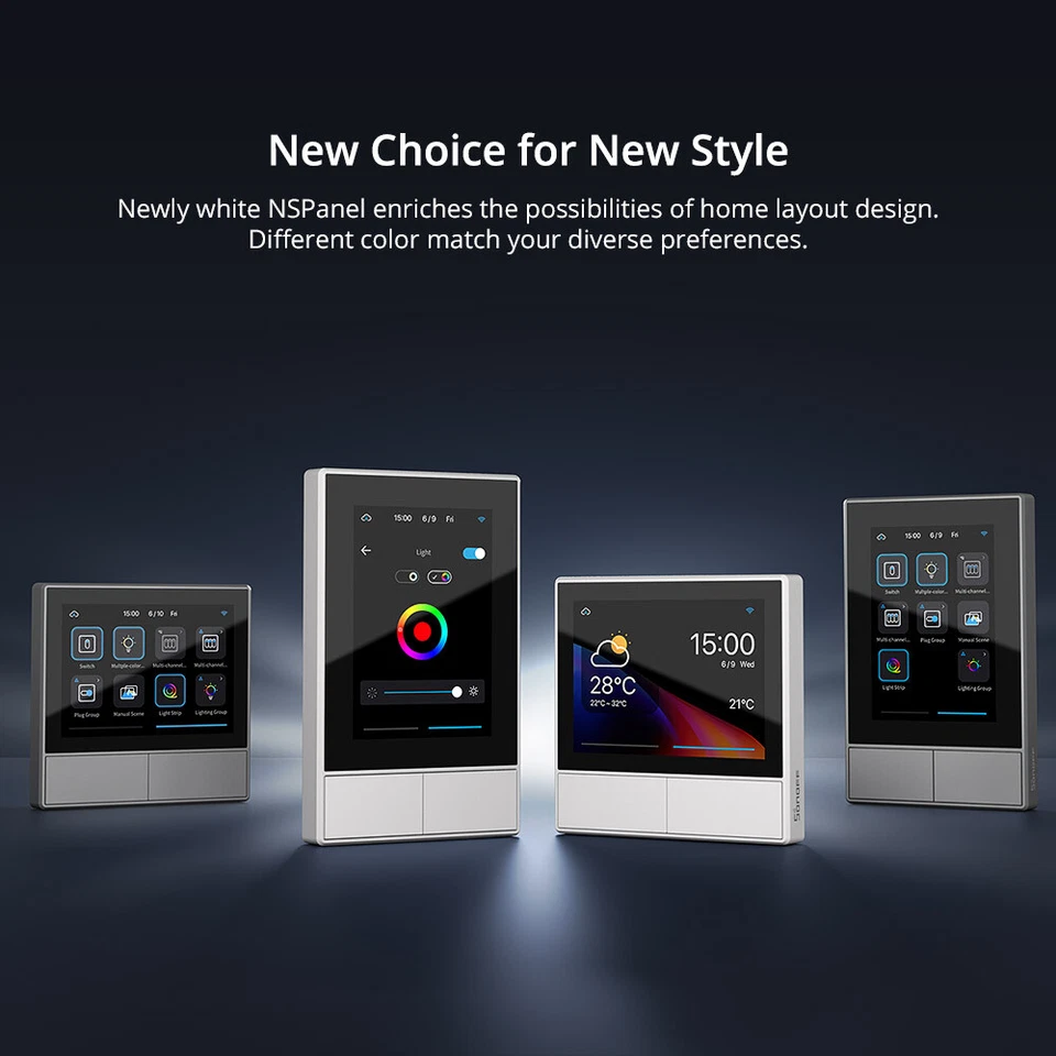 SONOFF NSpanel Smart Touch Scene Wall Switch Display Light Switch APP Control - Image 2 of 4