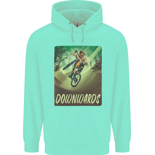 Downhill Mountain Biking DH Cycling Bicycle Childrens Kids Hoodie - Picture 25 of 83