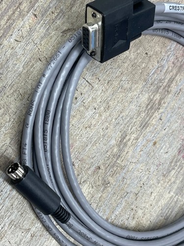 CRESTRON Digital Cinema Visca Camera Control Cable 9-P D-Sub F to 8-P DIN M 10FT - Picture 4 of 5