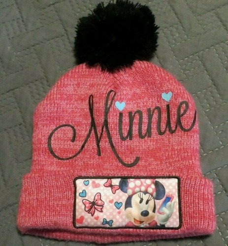 DISNEY MINNIE MOUSE PINK BEANIE 