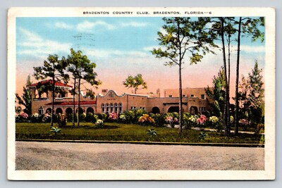 #ad Bradenton Country Club Bradenton Florida P758 $4.18