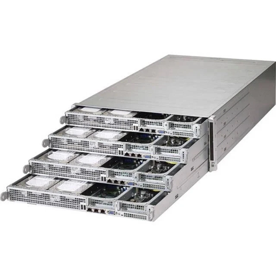 SUPERMICRO F617H6-FTL+ 4-Node Intel Xeon 8x E5-2640V2 2.0GHZ 256GB 4U Server - Image 2 of 3