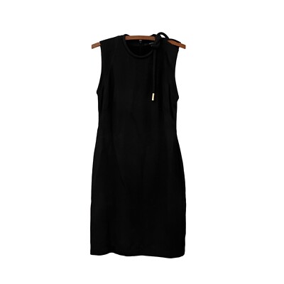 gucci black tie dress