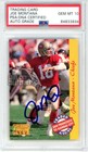 Joe Montana 1993 Classic Pro Line Live Autograph Card #124 PSA/DNA 10