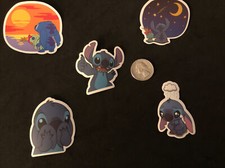 Disney Stickers - Lot of 5 Stitch Stickers - Lilo and Stitch